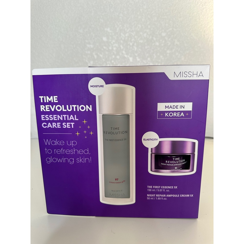 Missha Time Revolution Essential Care Skincare Set 2pc